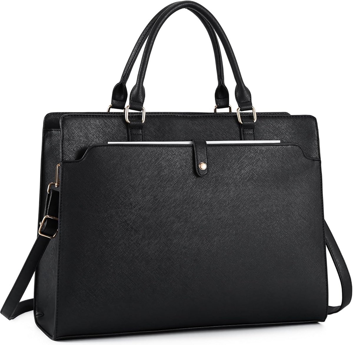Waterdichte Laptoptas voor Dames 15,6 Inch - Stijlvolle Werk- en Schooltas