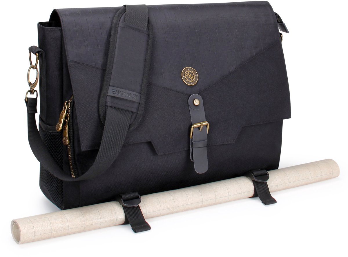 Enhance Gaming RPG accessoire tas - zwarte tabletop essentials bag.