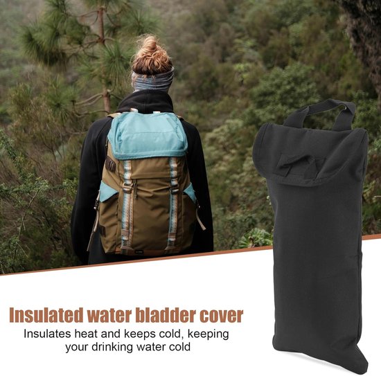 Koeltas fles - Flessenkoeler - Waterzak Isolatiezak - Champagnekoeler - Beschermende Zak - Outdoor - Sac isotherme pour bouteille jusqu'à 2 litre - 41 x 20cm — afbeelding 4