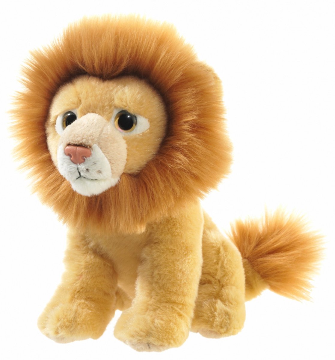 Heunec knuffel leeuw pluche speelgoed 20cm multicolor.