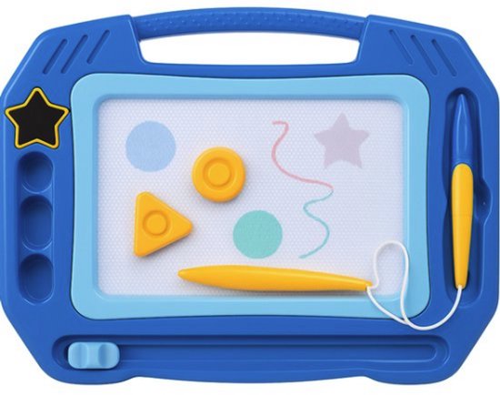Magnetisch Tekenbord Voor Kinderen - Magisch Tekenbord - Magnetisch Whiteboard - Magnetisch Speelgoed - Leren Tekenen - Inclusief Pen & Stempels - Educatief Speelgoed - Peuter Speelgoed - Kerst Cadeautjes