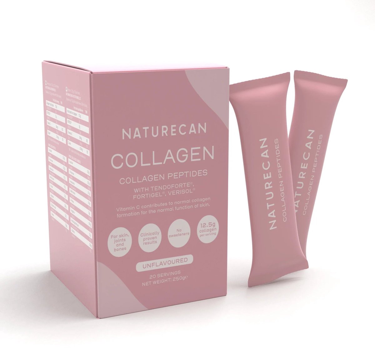 Naturecan Collageen Sachets - 20 Sachets - Met Vitamine C - Gemaakt in Duitsland