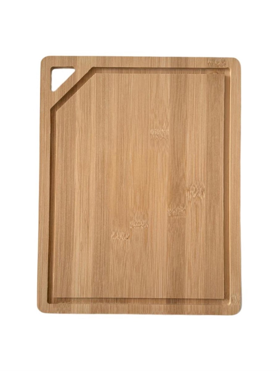 Snijplank - Bamboe - 22 x 28 cm - Borrelplank - incl handvat