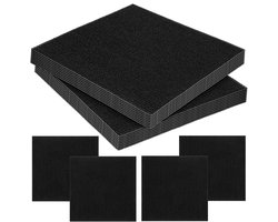 100 Stuks Zelfklevende Vloertegels 30x30 cm - Zwart Tapijttegel voor Hoge Belasting | Slipvast & Onderhoudsvriendelijk voor Slaapkamer, Hotel en Winkelcentrum,Zwart