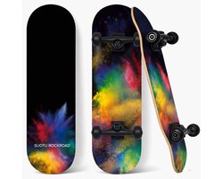 Suotu Skateboard - 80x20cm - ABEC-9 - 95A - schokabsorptie - Jongens - Meisjes - Volwassenen Skateboards