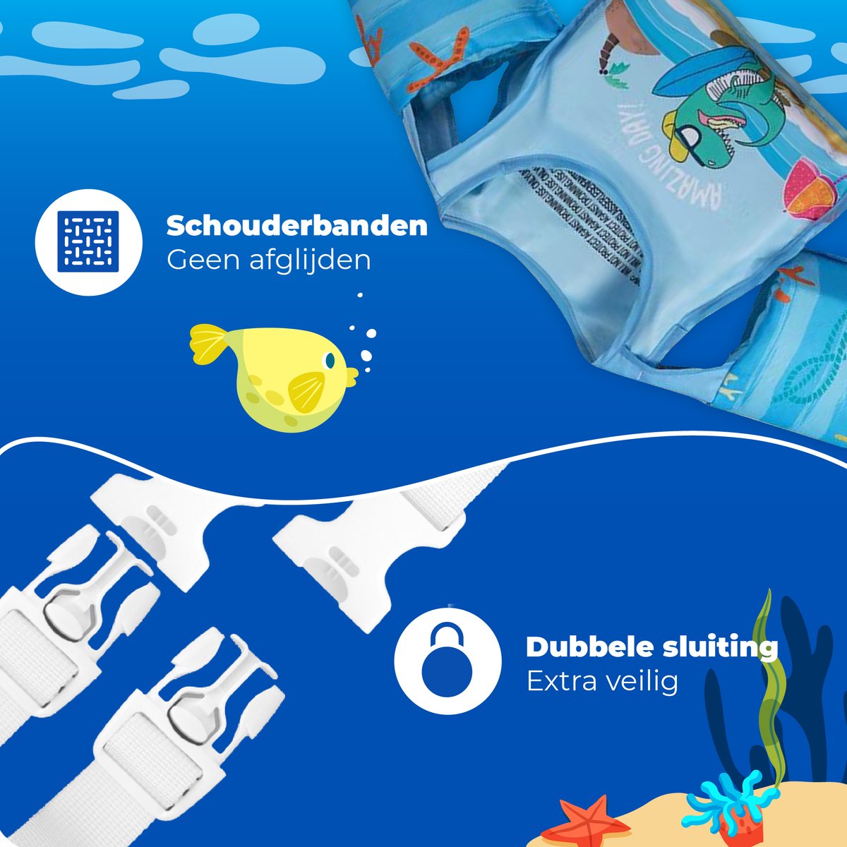 Puddle Jumper Zwembandjes - Zwemvest Kinderen - Peuter - 2 - 6 Jaar - 25 KG — afbeelding 2
