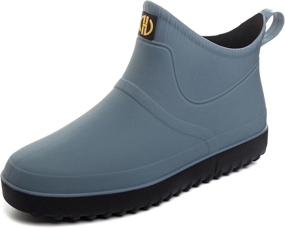 Korte Waterdichte Heren Regenlaarzen Rubberen Enkellaarzen voor Tuin en Stad