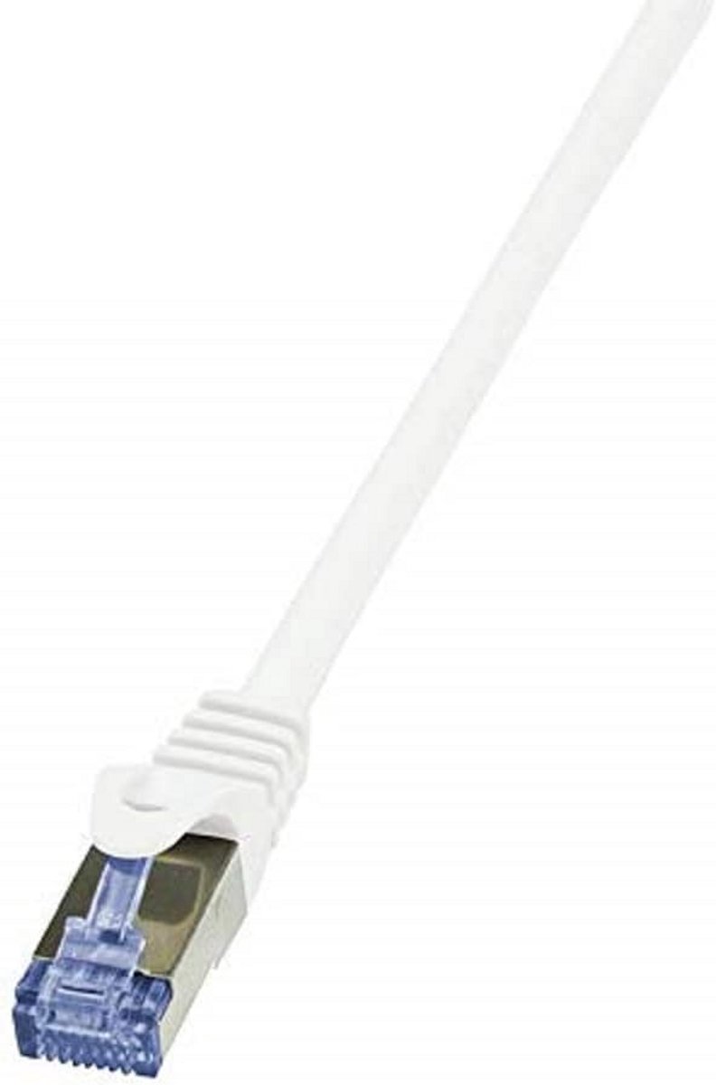 Cat7 Netwerkkabel 20 Meter Wit - Hoge Snelheid LAN Kabel