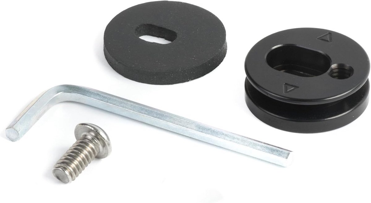Reserve Platte Naaf voor Camera Droegsysteem - Zwart