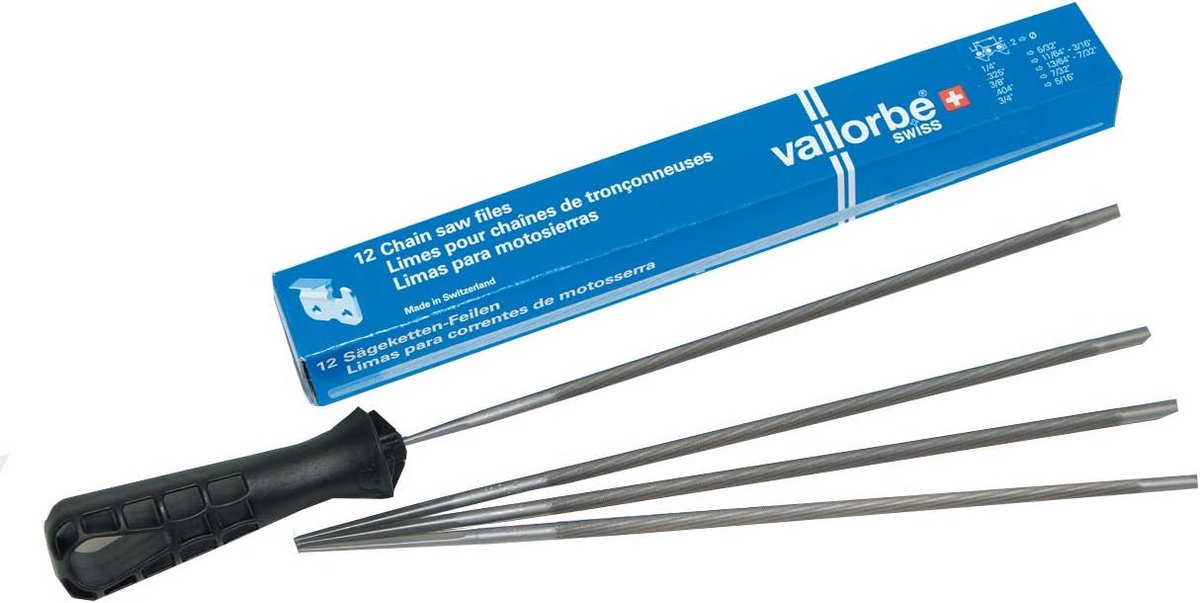 Ronde Vijlen Set voor Kettingzagen Slijpen 5,2 mm Diameter