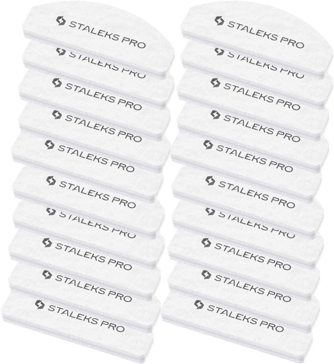 Set van 20 Mini Stempelvijlen Schoenladder Zacht Schuim Dubbelzijdig 100/180