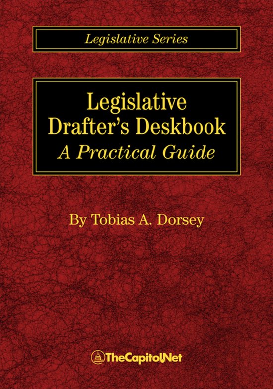 Legislative Drafter's Deskbook - cover