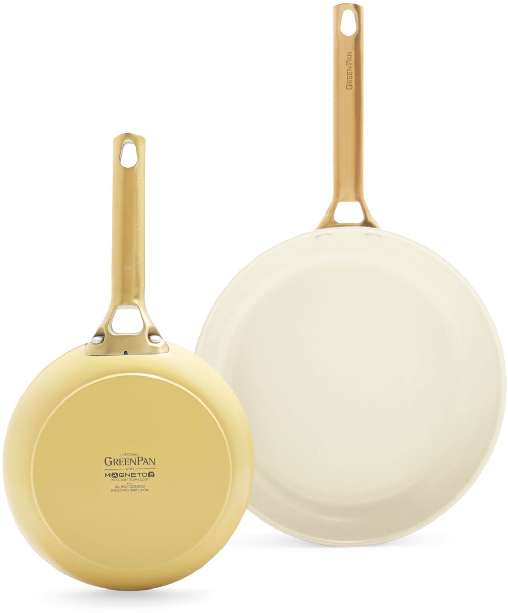 GreenPan Padova Reserve 20 + 26 cm koekenpannenset Sunshine Yellow