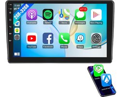 ESSGOO Autoradio - voor Ford Transit MK7 (2005-2012), Ford Connect/C-Max/S-Max (2007-2009), Ford Focus MK2/Ford Fiesta MK5 (2005-2008) - Android 15 - 2+32GB - Apple Carplay & Android Auto - 9 Inch Touchscreen & GPS