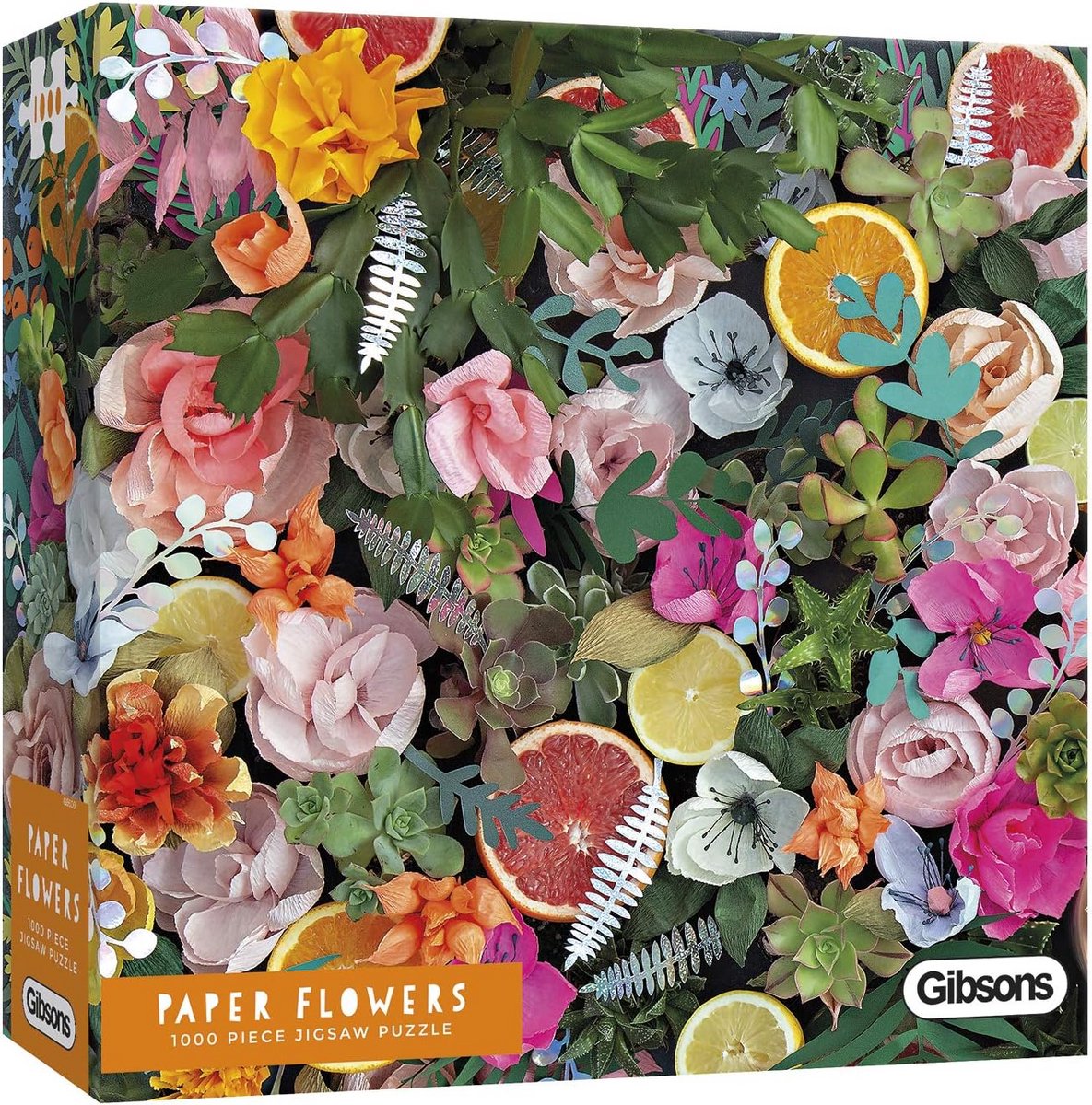 1000 Stukken Puzzel Wit Bloemen Design Voor Volwassenen en Duurzaam