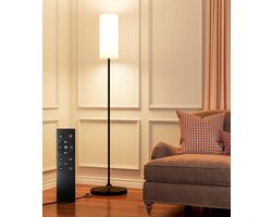 Sounix LED Staande Lamp – Dimbare Staande Lampen met afstandsbediening – Aangepaste Kleurtemperatuur – 9W Ledlamp