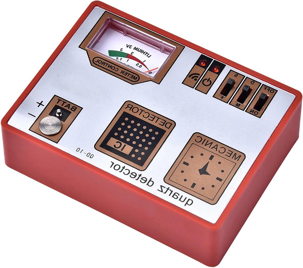 Allecto - Horloge demagnetizer - Batterijmeting - Universele horloge-tester - Geschikt voor machine - Quartz - Consumentenelektronica - Carnelian