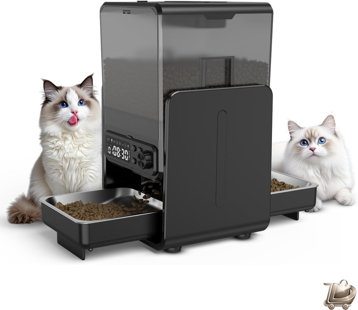 Spijkermat Automatische Kattenvoer Dispenser met App - Spijkermat - €204,95