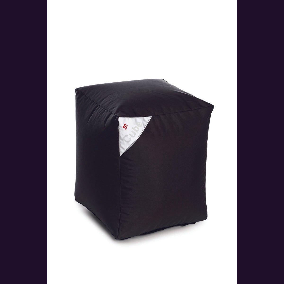 Poef zitzak Cube's Black Sit On It ....and Joy !!