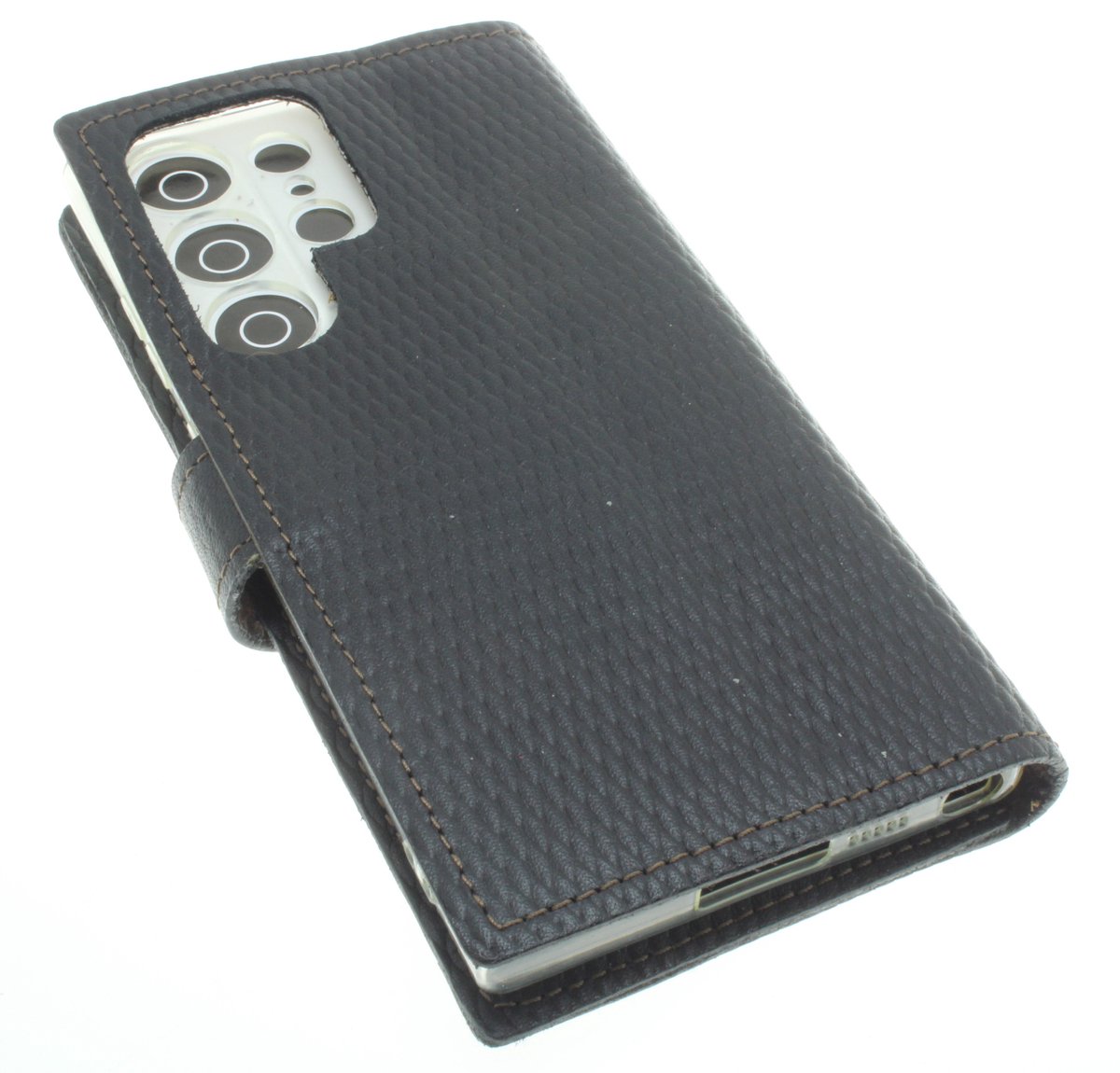 Made-NL hoesje geschikt voor Samsung Galaxy S23 Ultra Zwart soepel kalfsleer