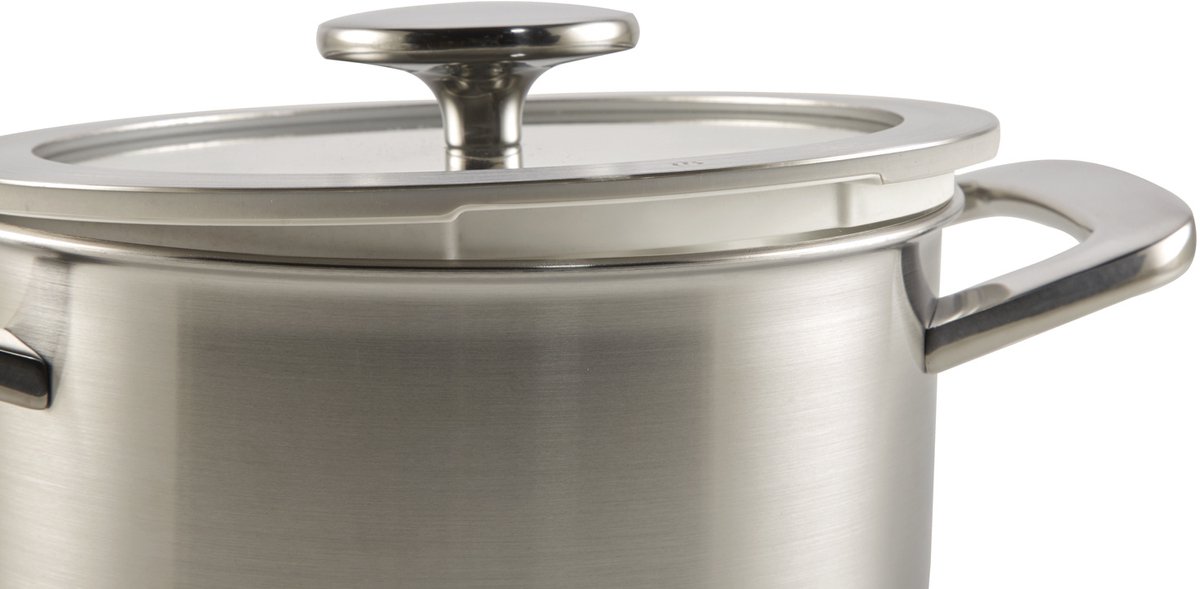 Habonne Allure Downdraft RVS 5ply kookpan 18 cm