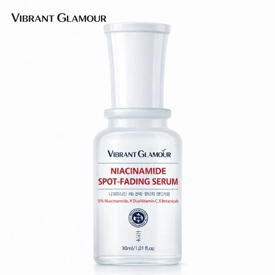 VIBRANT GLAMOUR® Niacinamide Serum 5% – Gezichtsserum voor een Egalere Huid & Verfijnde Poriën – Met Ceramiden & Hyaluronzuur – 30ml