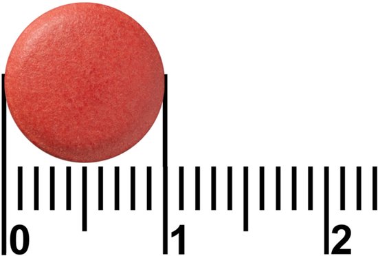 Eén rode pil met een schaalverdeling, die de grootte aangeeft. De schaal loopt van 0 tot 12.
