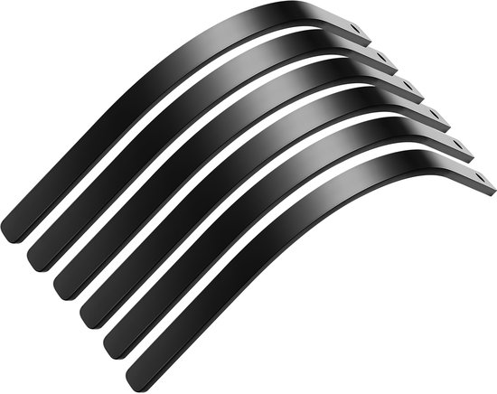VEVOR Vervangende Tanden voor Hooihark van Gazontractor, Set van 6, Boutbevestiging, Steenharktanden, 11mm Boutgat, Hoogwaardig en Hittebehandeld Staal, Harktanden, Reserveonderdelen voor Hooiharken — afbeelding 2