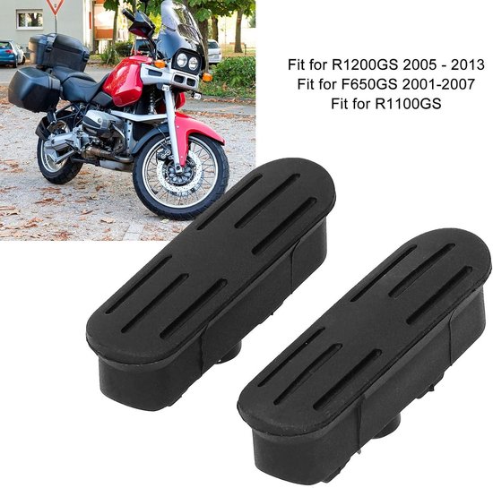 Voetsteunen voor Motorfiets, 1 Paar Gemodificeerde Rubber Pedaal Accessoire - Geschikt voor R1200GS, F650GS en R1100GS - Comfortabele Voorvoetsteunen. — afbeelding 4