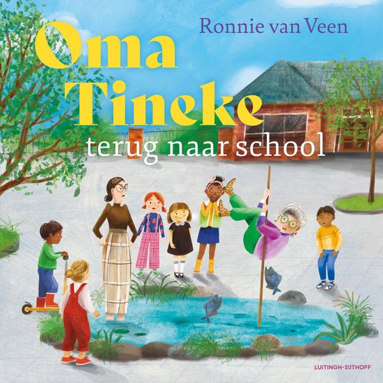Oma Tineke terug naar school - cover