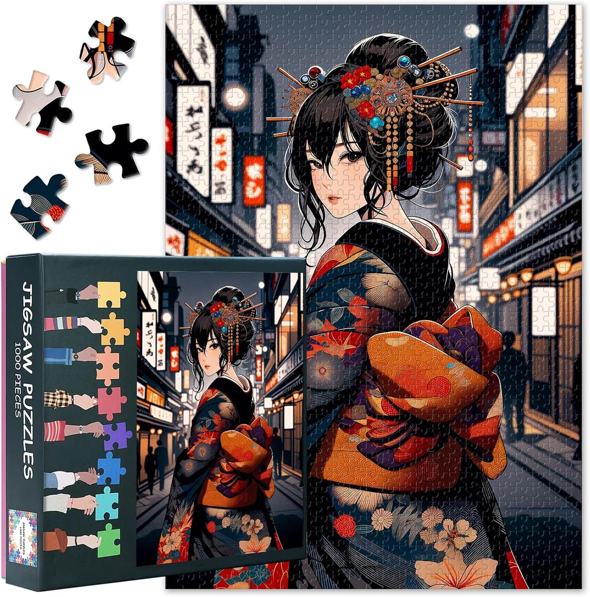 1000 Stukken Puzzel voor Volwassenen - Uitdagend Mooi Meisje Kunst - 50x70 cm