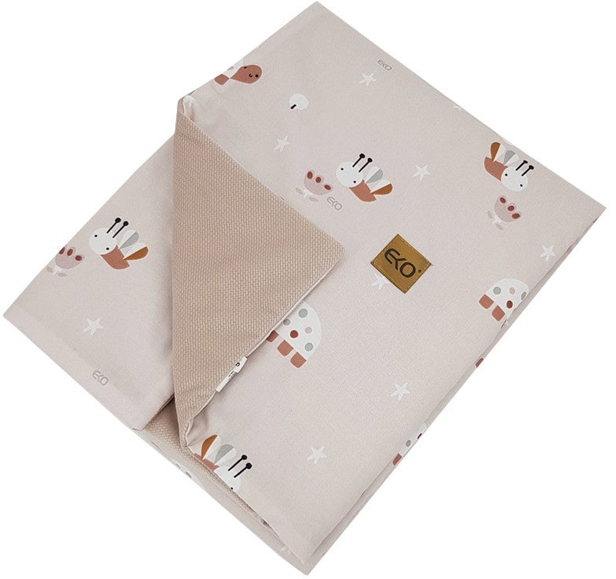 Blanket and play mat with VELVET fabric lining BEES