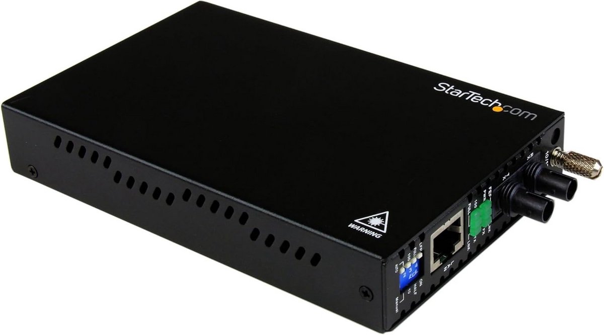 Ethernet naar Glasvezel Mediaconverter 100 Mbit/s ST Multimode 2 km