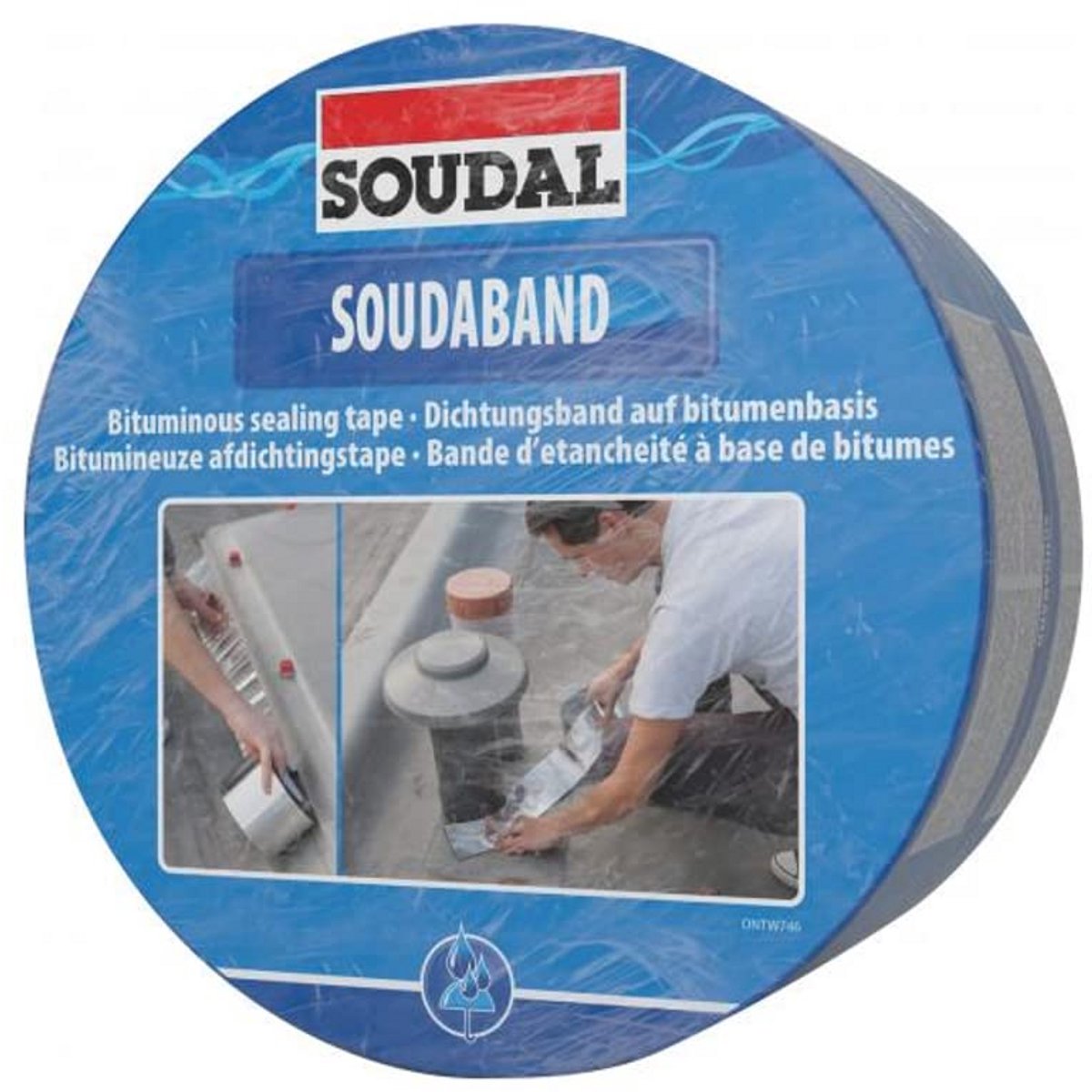 Sterke Aluminium Afdichtingskit Zelfklevend Waterdicht Dakband 225 mm x 10 m