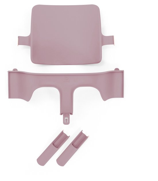 Stokke Tripp Trapp bundel Heather Mauve/lila - Babyset Heather Mauve - Newbornset zwart/antraciet - Tray White - Kussenset Stars Multi van Stokke — afbeelding 2