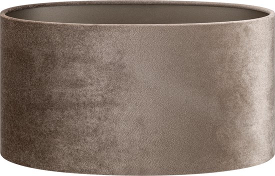 Lampenkap Ovaal - 25x16x15cm - Fendi velours taupe Lampenkap Ovaal - 25x16x15cm - Fendi velours taupe