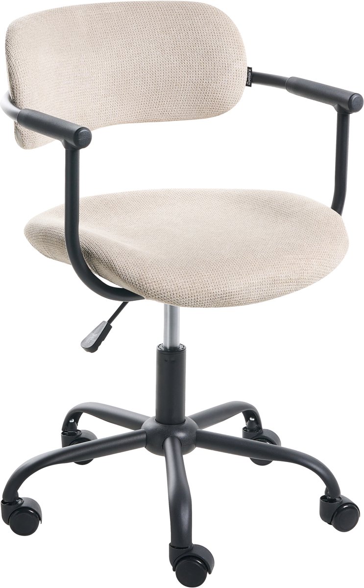 VYRA - Bureaustoel - Beige - Polyester