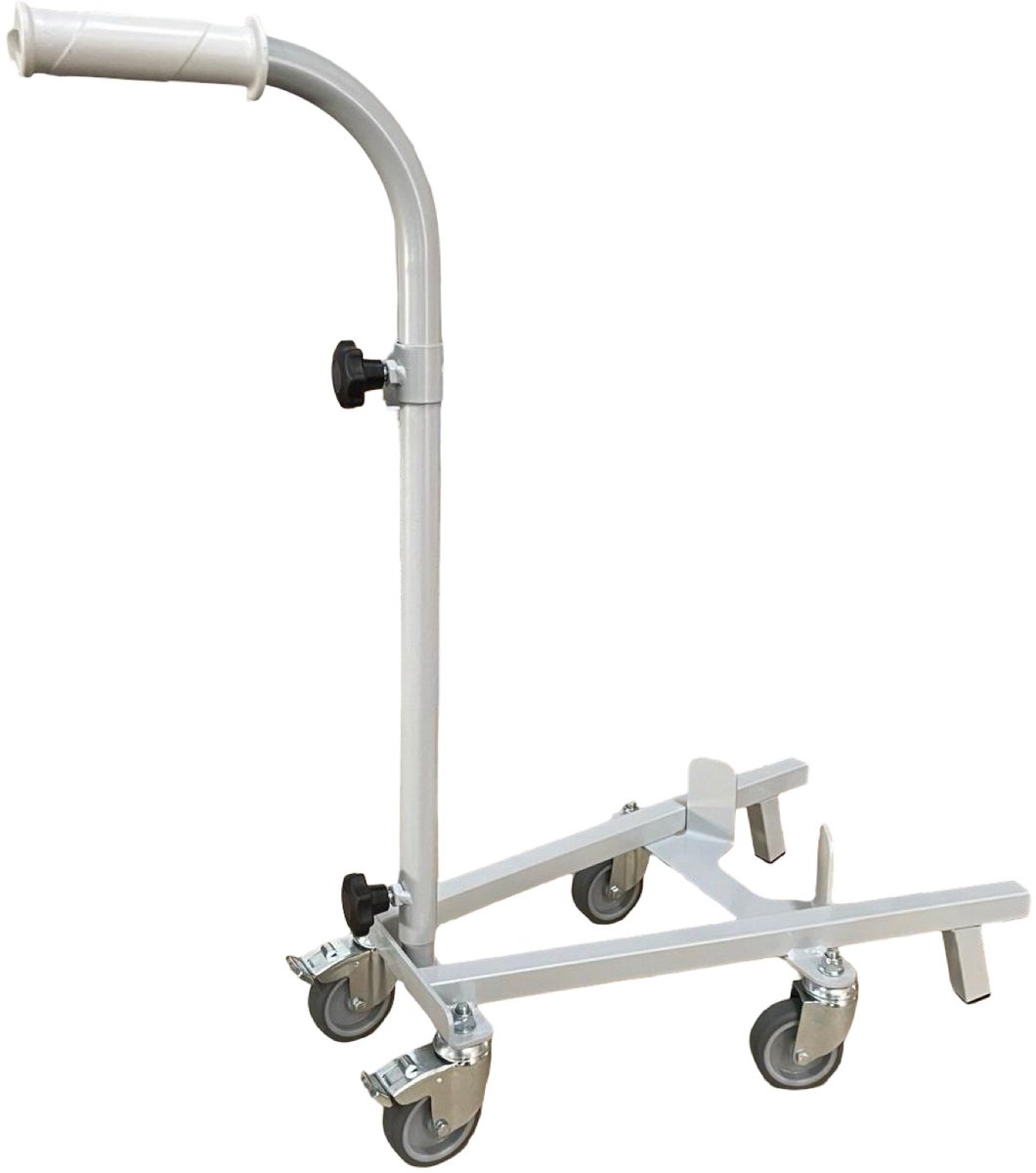Egaliseertrolley – Voor vervoeren en uitgieten van egaline, coating en gietvloeren