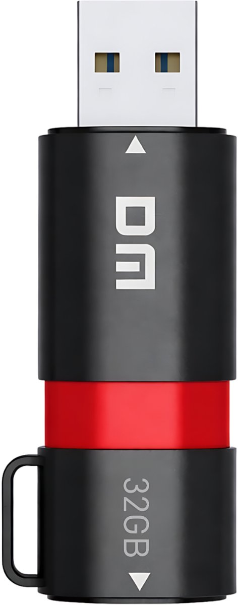 DM USB stick 32GB - dual port USB-C - OTG USB 3.2 - Rood