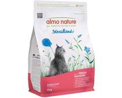 Almo Nature Holistic Droogvoer voor Gesteriliseerde Katten - Zalm 2kg