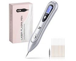 JT Beauty Care Laser Plasma Pen Wit – Pigmentvlekken, Steelwratjes, Moedervlek Verwijderen - Huidverjonging – Laser Pen Gezicht - Sproeten Verwijderen Pen – Tattoo Verwijderen – Donkere Vlekken Verwijderen – Schoonheid - Huidverzorging
