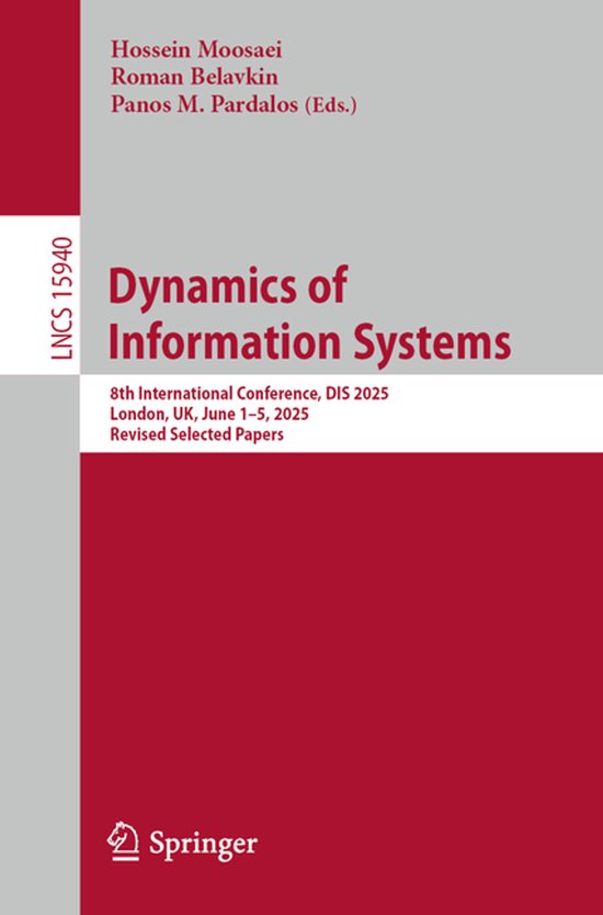 Lecture Notes in Computer Science15940- Dynamics of Informat ... - cover