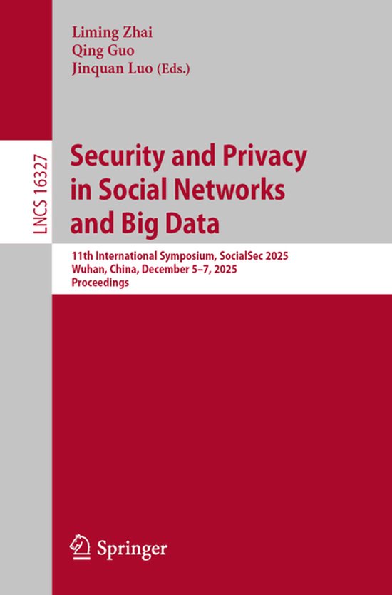Lecture Notes in Computer Science16327- Security and Privacy ... - cover