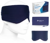 PurelyGoods® Slaapmasker - Oogmasker - Verduisterend - Slaap Masker - Mannen en Vrouwen - Katoen - Donkerblauw