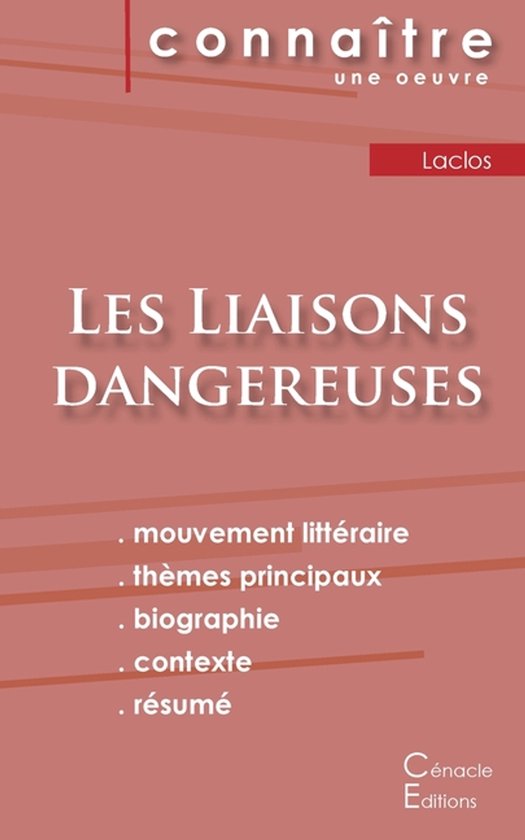 Fiche de lecture Les Liaisons dangereuses de Choderlos de La ... - cover