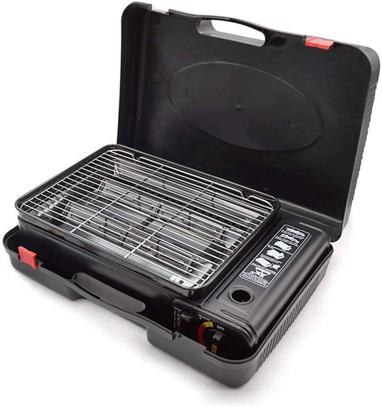 IBBO® - Party Grill - Camping gasbarbecue - Draagbare gasbarbecue -Camping kooktoestel - Dual fuel camping stov - Butaan gasstel - Outdoor kooktoestel van Merkloos — afbeelding 4