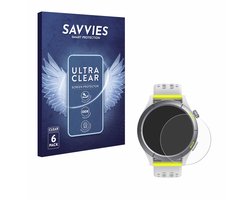Savvies - Screenprotector voor Huami Amazfit Cheetah - Folie Beschermfolie transparant 6 Stuks