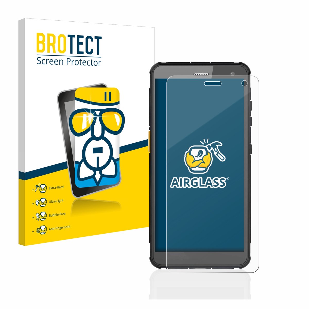 Screenprotector voor i.safe MOBILE IS655.2 Beschermglas transparant