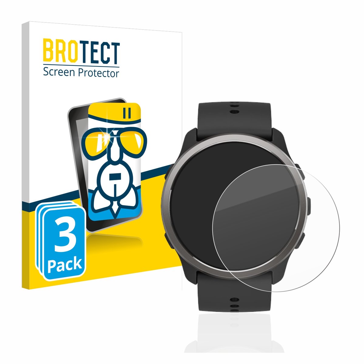 Screenprotector 3 Stuks voor Suunto 5 Peak Beschermglas transparant