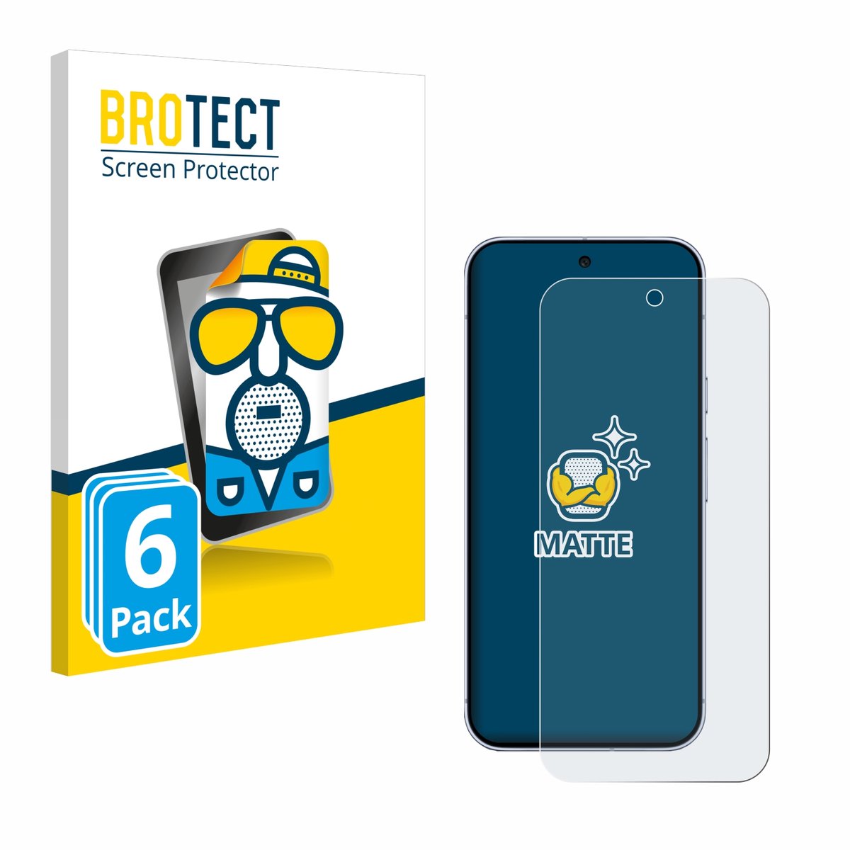 BROTECT - Screenprotector voor Google Pixel 10 Pro XL - Folie Beschermfolie matte 6 Stuks